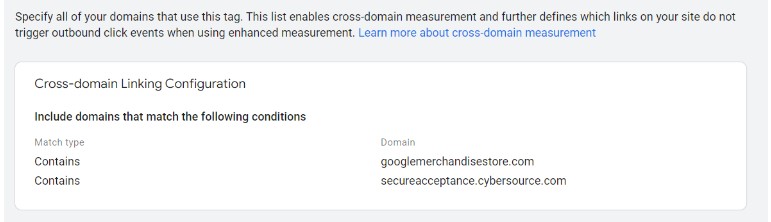 cross domain linking